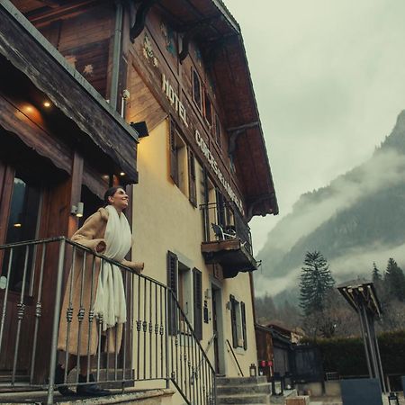 Auberge Des Gorges Servoz Bagian luar foto